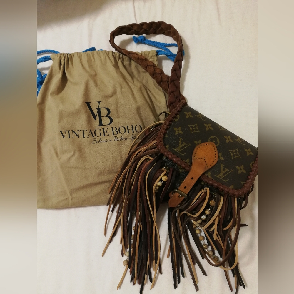 Authentic Louis Vuitton Crossbody bag vintage boho style